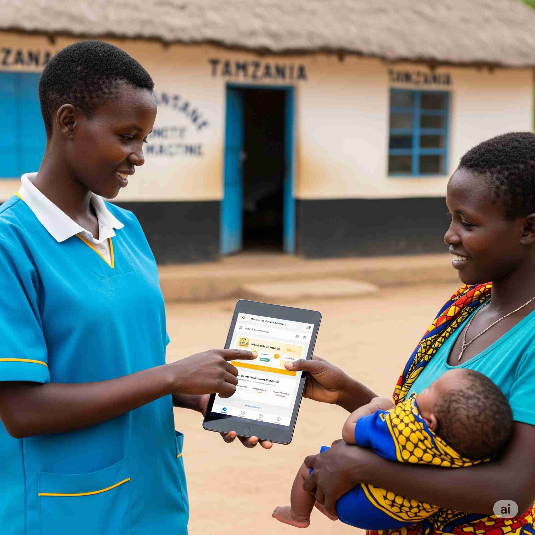 Community Health Worker Using eHealth Mom